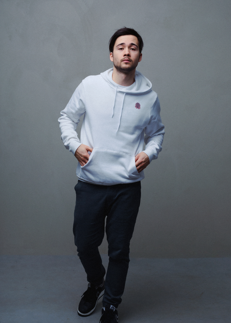 Phora red top rose hoodie